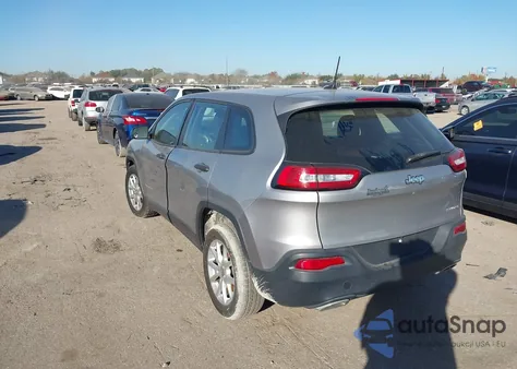 2017 Jeep Cherokee Sport Fwd из США, поврежденный, VIN 1C4PJLAS8HD216454